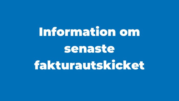fakturautskick-information