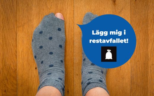 Från 1 oktober: Trasiga och smutsiga textilier kan nu läggas i restavfallet