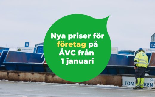 Nya priser för företag på ÅVC från 1 januari