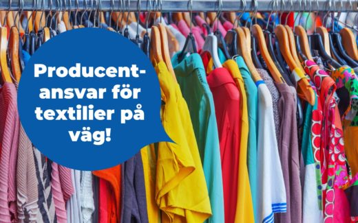På väg mot en mer hållbar insamling – producentansvar för textil är på gång